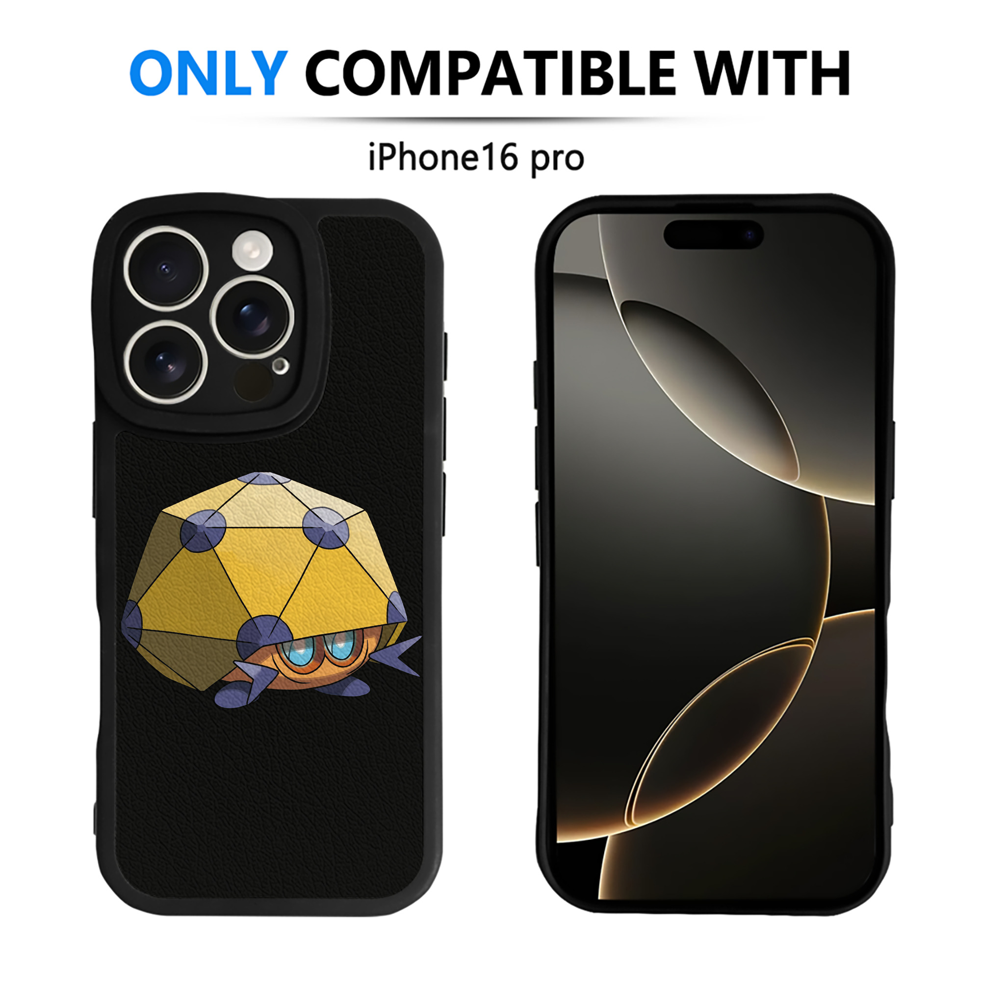 （画像用） ポケットモンスター Pokémon 【iPhone 16シリーズ対応】シリコンスマホケース（レザー調） 材質：シリコン